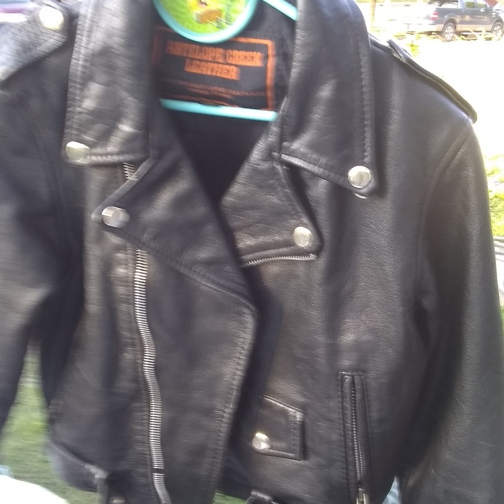 Toddler Leather Motorcycle Jacket